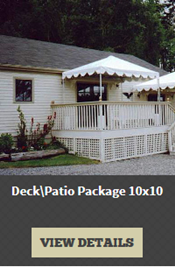 10' by 10' Tent Rental Package