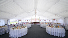 Large heated tent rentals