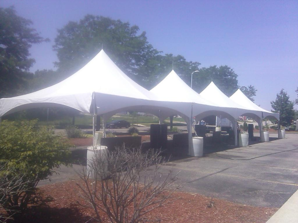 High peak frame tent rental in Madison