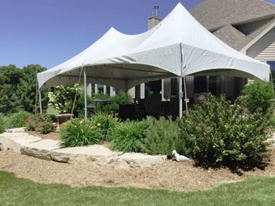 Brookfield backyard tent rental