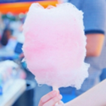 Cotton candy made with concession food equipment rental.