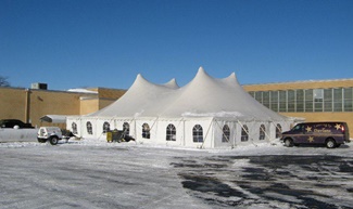 Winter tent rentals in Fitchburg