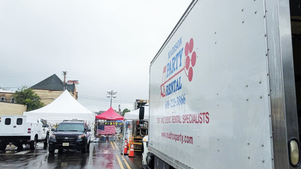 Our tent rental crew was proud to help explosion cleanup in Sun Prairie