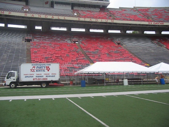 UW Madison Stadium Event Tent