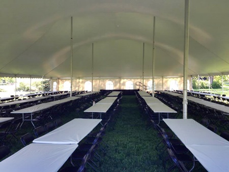 Madison Pole Tent Interior