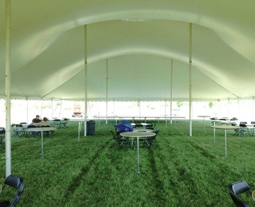 Pole tent rental in Middleton, Wisconsin