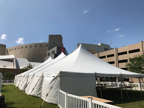 Pole Tent Rental at UW Madison