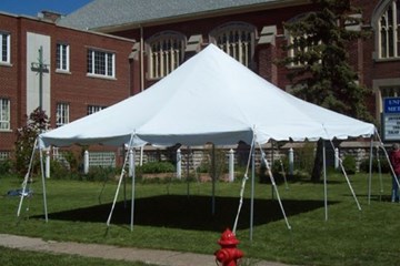 20x20 White Tent