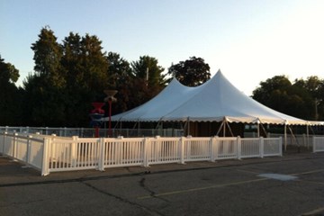 40x60 All White Wedding Tent