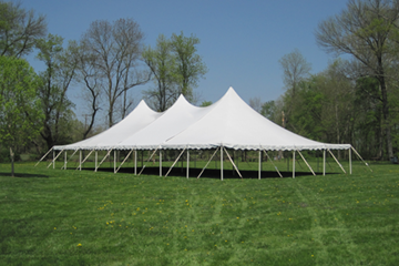 40x80 All White Wedding Tent