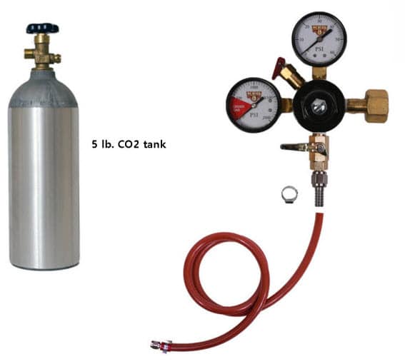 Bistro Bar CO2 Kit for portable tapper rentals in Milwaukee & Madison Wisconsin