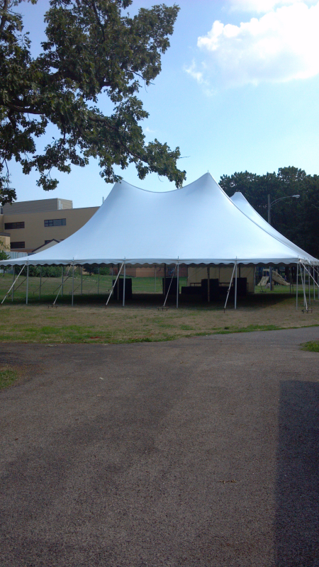 60x70 White Tent