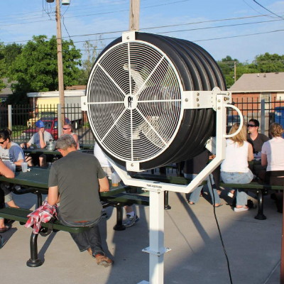 Pedestal Fan, Premium White 36"