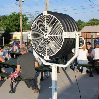 Pedestal Fan, Premium White 36"