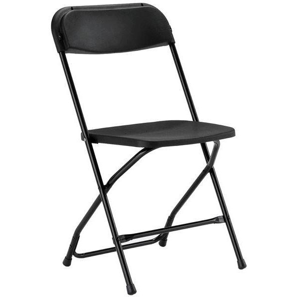 Samsonite, standard folding, black on black Samsonite, standard folding, black on black