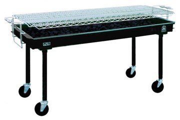 Grill, 5 ft. Charcoal (charcoal not included)