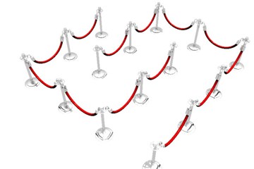 Aisle Rope, 8 ft. velvet