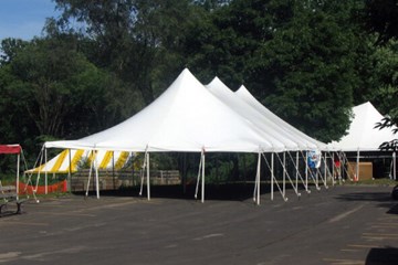 30 by 60 foot White Tent