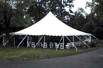 40x40 white tent