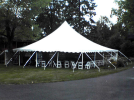 40x40 white tent