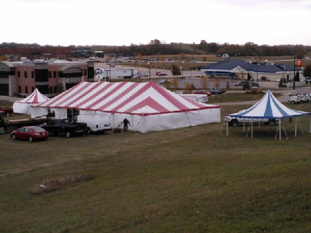 Backyard tent rental in Brookfield Racine event tent rentals
