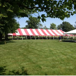 40x120 Red & White Party Tent Rent Dane County