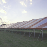 Striped party tent rental McFarland