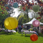 Party tent rental at Hoyt Park in Wauwatosa