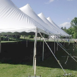 Pole Tent Anchoring