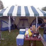 Striped Party Tent Rental Grafton