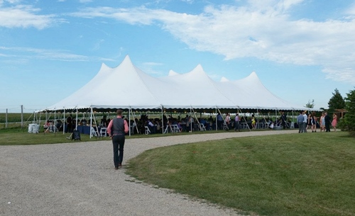 Wedding tent rental Delafield, Wisconsin