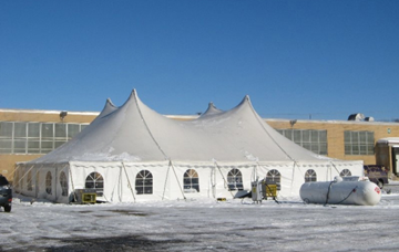 Wisconsin Event Tent Rental In Winter
