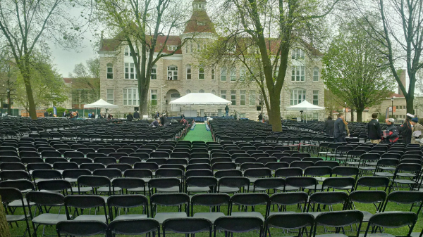 Waukesha college graduation chair & tent rentals