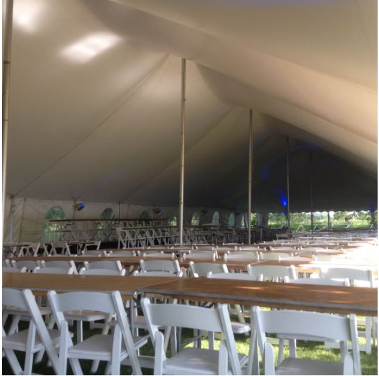 Wedding Tent Inside View