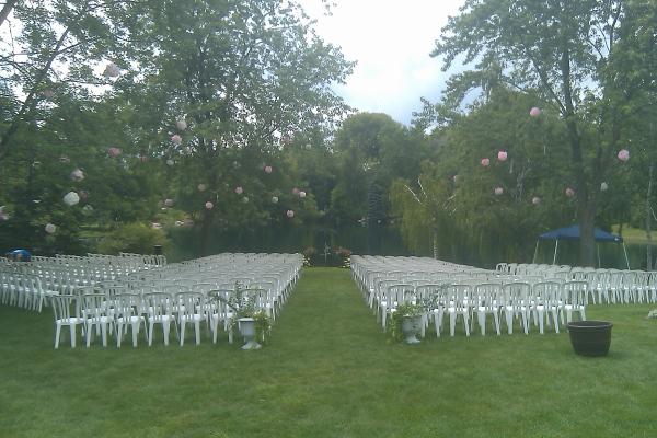 Wedding chair rentals in Janesville, Wisconsin