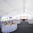 Large heated tent rentals