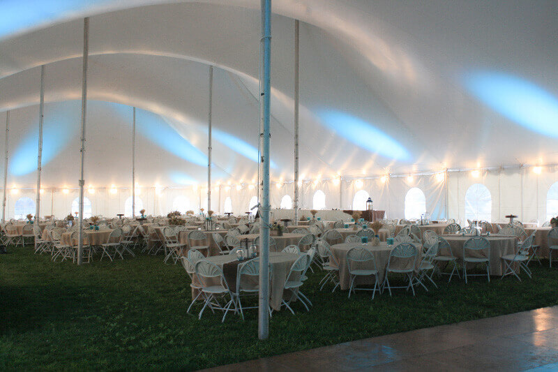 Heated tent rentals for winter birthdays